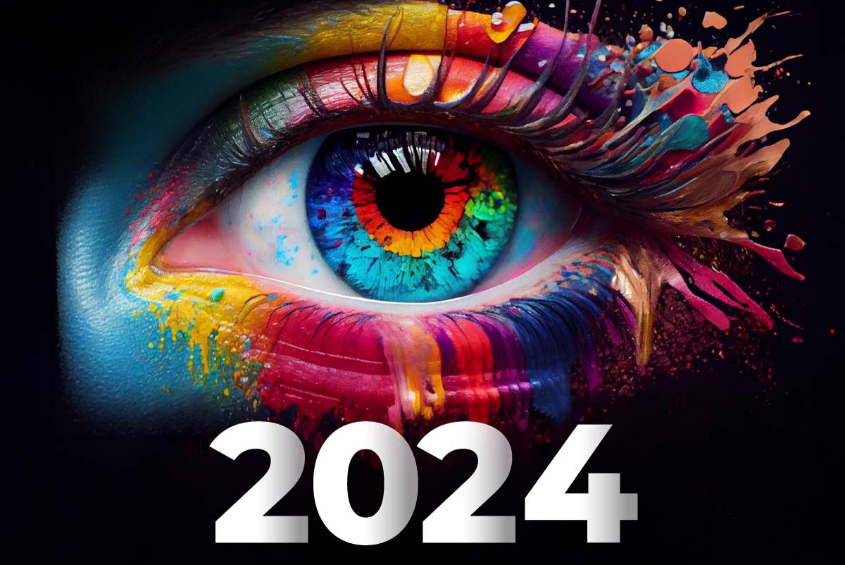 עין צבעונית 2024, טרנדים